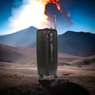 Βαλίτσα Σκληρή Άθραυστη με Επέκταση Cardinal (PP) μεγάλη 2018/70cm μαύρο