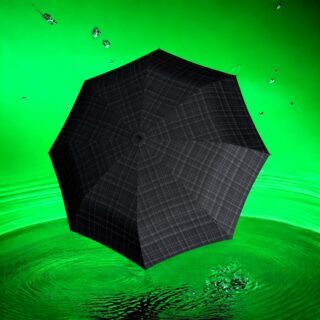 Knirps T.260 Καρό Γυριστή Λαβή Αυτόματη Ομπρέλα