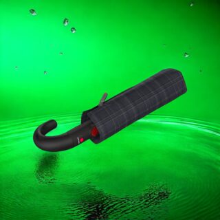 Knirps T.260 Καρό Γυριστή Λαβή Αυτόματη Ομπρέλα