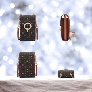 Γυναικεία Τσάντα PVC Χιαστί Foxer 9161001F καφέ