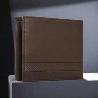 Diplomat Δερμάτινο Ανδρικό Πορτοφόλι Καφέ