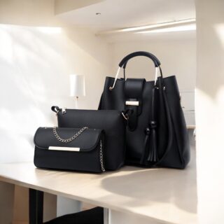 Γυναικείο σετ τσάντας χιαστί/ώμου Cardinal 420 black