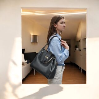 Γυναικείο σετ τσάντας χιαστί/ώμου Cardinal 420 black