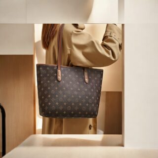 Γυναικεία Τσάντα PVC Χιαστί Foxer 9158142F καφέ