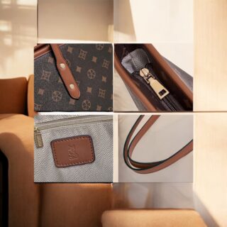 Γυναικεία Τσάντα PVC Χιαστί Foxer 9158142F καφέ