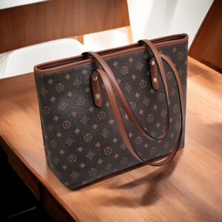 Γυναικεία Τσάντα PVC Χιαστί Foxer 9158142F καφέ