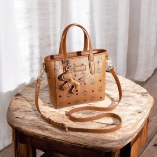 Foxer 9158133F Τσάντα Γυναικεία Καφέ Χιαστί Χειρός PVC