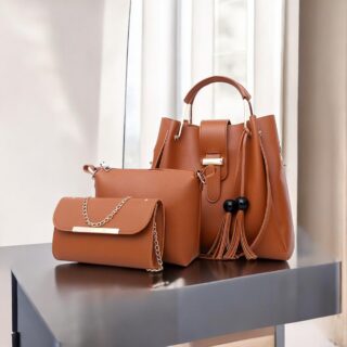 Γυναικείο σετ τσάντας χιαστί/ώμου Cardinal 420 brown