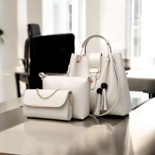 Γυναικείο σετ τσάντας χιαστί/ώμου Cardinal 420 white