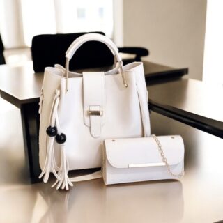 Γυναικείο σετ τσάντας χιαστί/ώμου Cardinal 420 white