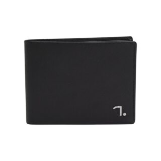 Seven Dots Saturn-70-013 Δερμάτινο Πορτοφόλι Μαύρο