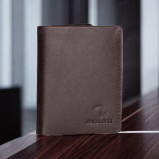 Jupiter-91-004, Δερμάτινη Θήκη Καρτών Καφέ