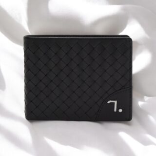 Seven Dots Orion-71-016 Δερμάτινο Πορτοφόλι Μαύρο