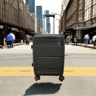 Diplomat Seagull Βαλίτσα Καμπίνας με ύψος 54cm σε Μαύρο χρώμα sg182-s