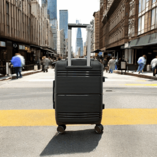 Diplomat Seagull Βαλίτσα Καμπίνας με ύψος 54cm σε Μαύρο χρώμα sg182-s