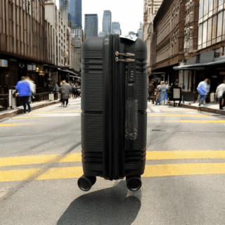 Diplomat Seagull Βαλίτσα Καμπίνας με ύψος 54cm σε Μαύρο χρώμα sg182-s