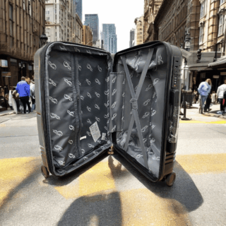 Diplomat Seagull Βαλίτσα Καμπίνας με ύψος 54cm σε Μαύρο χρώμα sg182-s