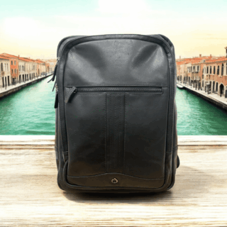 Δερμάτινο Σακίδιο Πλάτης diplomat  LV89 18.5L Μαύρο