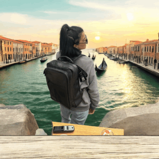 Δερμάτινο Σακίδιο Πλάτης diplomat  LV89 18.5L Μαύρο