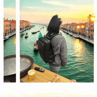 Δερμάτινο Σακίδιο Πλάτης diplomat  LV89 18.5L Μαύρο