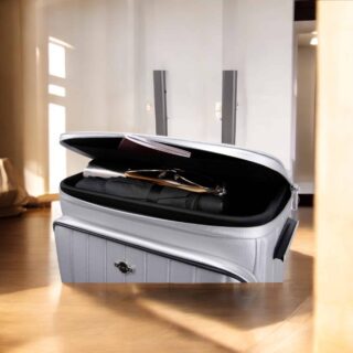 Βαλίτσα Laptop χειραποσκευή καμπίνας Bange YL200 ασημί