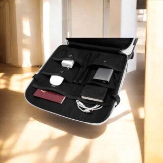 Βαλίτσα Laptop χειραποσκευή καμπίνας Bange YL200 ασημί