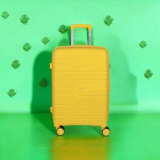 Βαλίτσες Σκληρές (σέτ 3 τεμαχίων) Newcom (PP) N1594 Κίτρινο