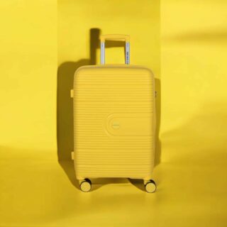 Βαλίτσα σκληρή μεσαία μεγάλη Newcom (PP) N1594 Κίτρινο