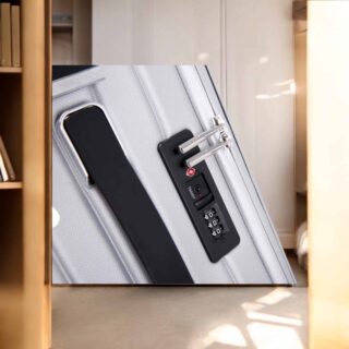 Βαλίτσα Laptop χειραποσκευή καμπίνας Bange YL200 ασημί