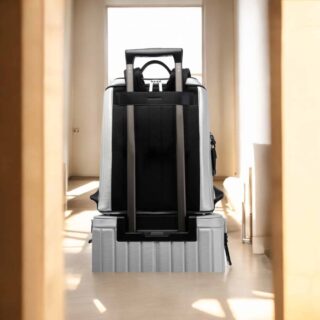 Βαλίτσα Laptop χειραποσκευή καμπίνας Bange YL200 ασημί