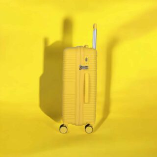 Βαλίτσα σκληρή μεσαία μεγάλη Newcom (PP) N1594 Κίτρινο