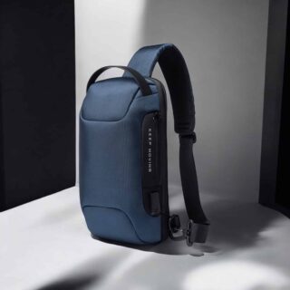 Bange 22085 Τσαντάκι Ώμου Χιαστί Crossbody Μπλε