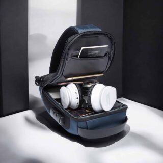 Bange 22085 Τσαντάκι Ώμου Χιαστί Crossbody Μπλε