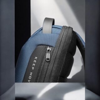 Bange 22085 Τσαντάκι Ώμου Χιαστί Crossbody Μπλε