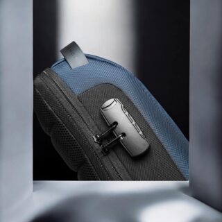 Bange 22085 Τσαντάκι Ώμου Χιαστί Crossbody Μπλε