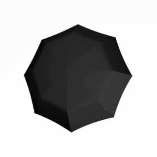 Knirps STEEL S.570 Μαύρη Ομπρέλα Αυτόματη με Ξύλινη Λαβή