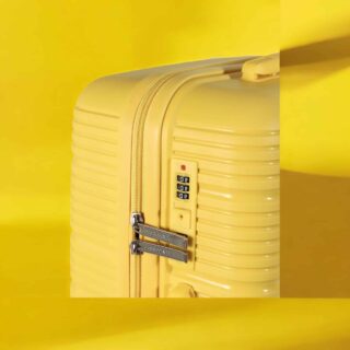 Βαλίτσα σκληρή μεσαία μεγάλη Newcom (PP) N1594 Κίτρινο