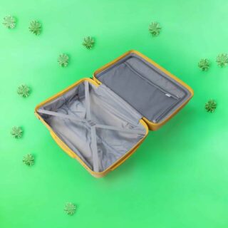 Βαλίτσες Σκληρές (σέτ 3 τεμαχίων) Newcom (PP) N1594 Κίτρινο