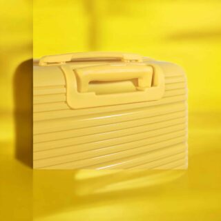 Βαλίτσα σκληρή μεσαία μεγάλη Newcom (PP) N1594 Κίτρινο