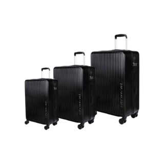 Βαλίτσες σκληρές Newcom ABS+PC σετ 3 τεμαχίων N1490 μαύρο