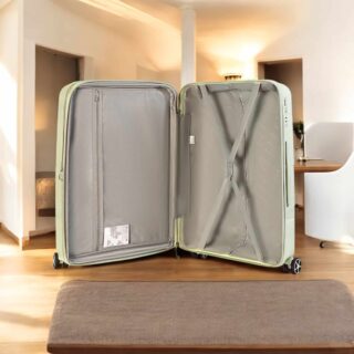 Βαλίτσα σκληρή Newcom (PP) (σετ 3 τεμαχίων) N1595 Πράσινο