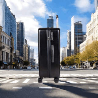 Βαλίτσες σκληρές Newcom ABS+PC σετ 3 τεμαχίων N1490 μαύρο