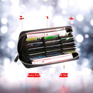 Δερμάτινο Ανδρικό πορτοφόλι Laorentou 821j010L μαύρο