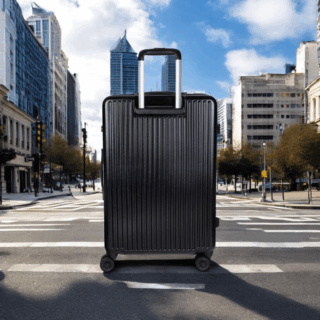 Βαλίτσες σκληρές Newcom ABS+PC σετ 3 τεμαχίων N1490 μαύρο