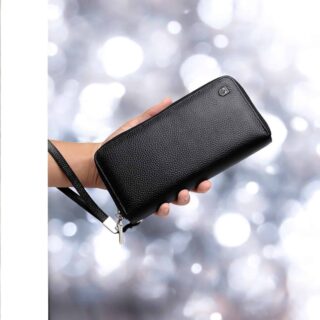 Δερμάτινο Ανδρικό πορτοφόλι Laorentou 821j010L μαύρο