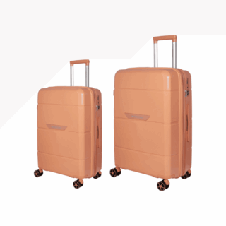 Βαλίτσα σκληρή Newcom (PP) μεσαία μεγάλη N1595 Σομόν