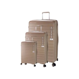 Βαλίτσες Σετ 3 τεμάχια  VERAGE GM24010W 75-65-55 Σαμπανιζέ