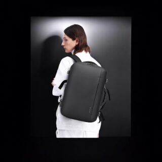 Bange 1909-8 Μαύρο 36L Σακίδιο Vacuum TSA Lock Laptop 17.3”