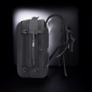 Bange 1909-8 Μαύρο 36L Σακίδιο Vacuum TSA Lock Laptop 17.3”