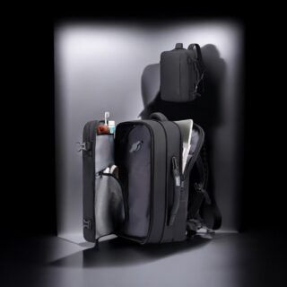 Bange 1909-8 Μαύρο 36L Σακίδιο Vacuum TSA Lock Laptop 17.3”